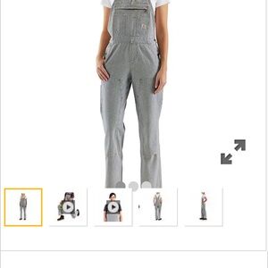 ****END OF MONTH SALE**** WOMEN'S RAILROAD STRIPE BIB OVERALL